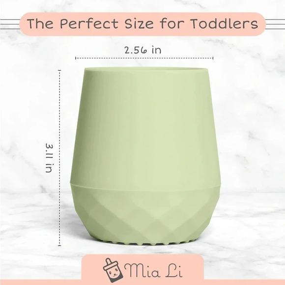 Mia Li Tiny Cup and Soothing Pacifier | Training Cups for Babies 2 - in - 1 - Picture 6 of 9